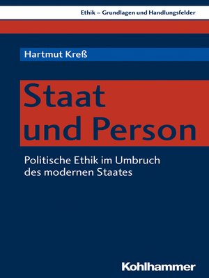 cover image of Staat und Person